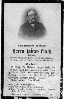 Jacob Anton Flach - Joseph's father